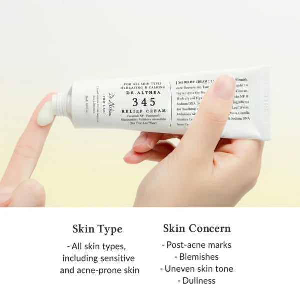 Dr. Althea 345 Relief Cream new packaging, same product