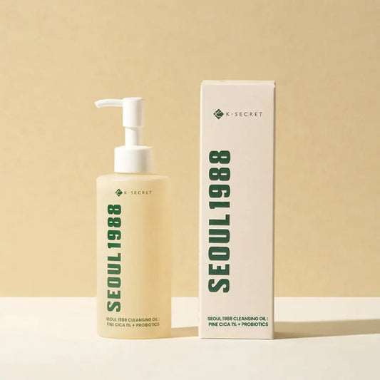 K-Secret Seoul 1988 Cleansing Oil: Pine Cica 1% + Probiotics 200ml K-Secret