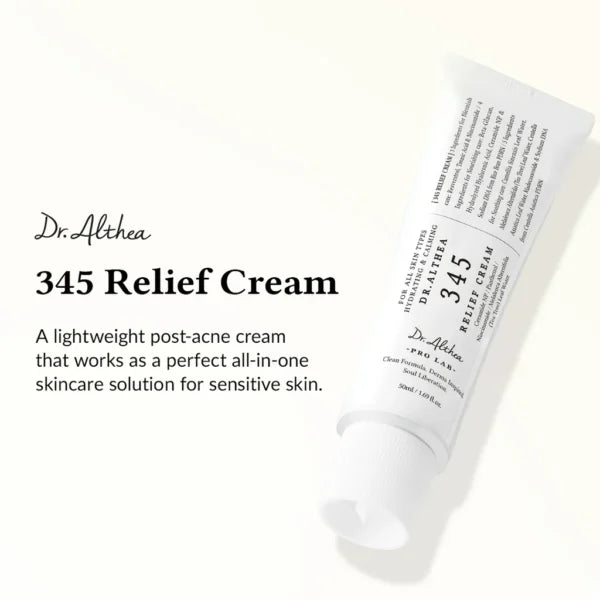 Dr. Althea 345 Relief Cream for all skin types, post-acne marks and blemishes