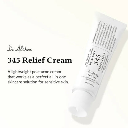 Dr. Althea 345 Relief Cream for all skin types, post-acne marks and blemishes