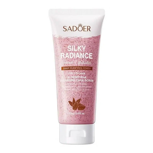 Sadoer Almond AHA Silky Radiance Facial Scrub 100g